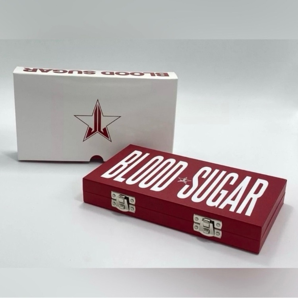 Jeffree Star Blood Sugar Eyeshadow Palette 18 Full Size Eyeshadows NIB